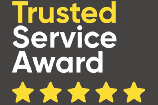Feefo trusted service award 2019