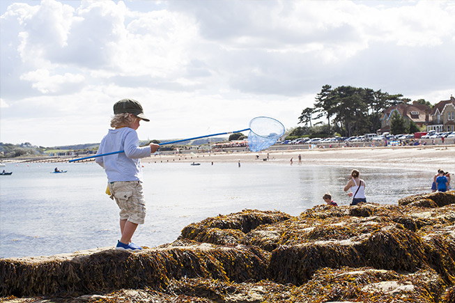 child crabbing