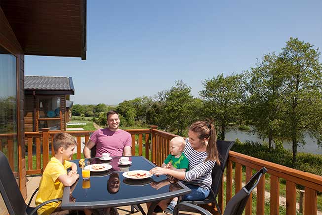 family at table